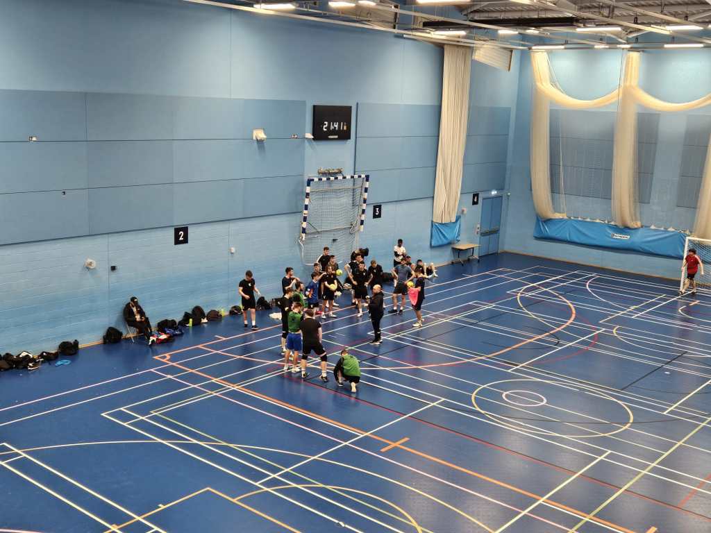 Derby Men's Futsal team's final training session ahead of Varsity.